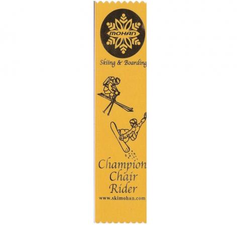 Champion Chair Rider ribbon